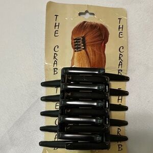 Black Hair Clips Set